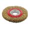 Brosse circulaire métallique 150 mm pour touret à meuler