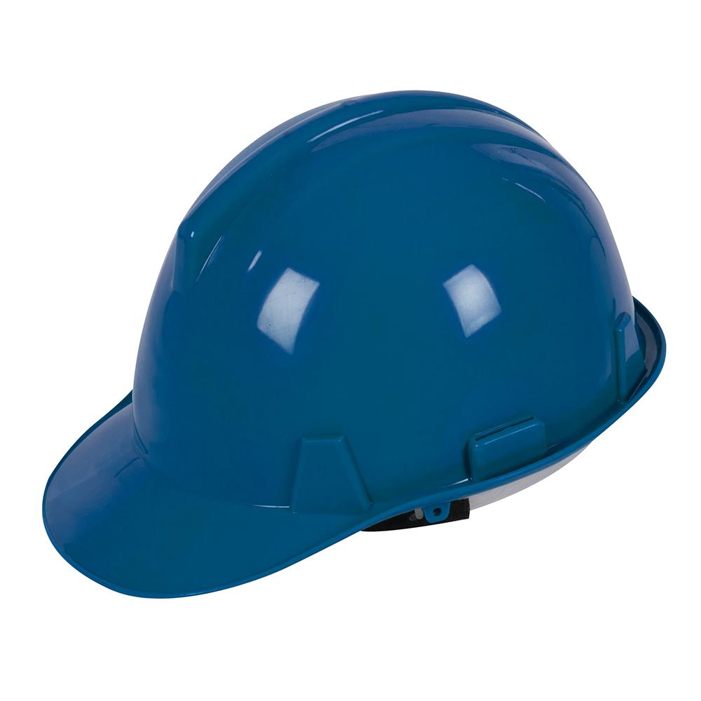 Casque de protection chantier bleu norme NF EN 397