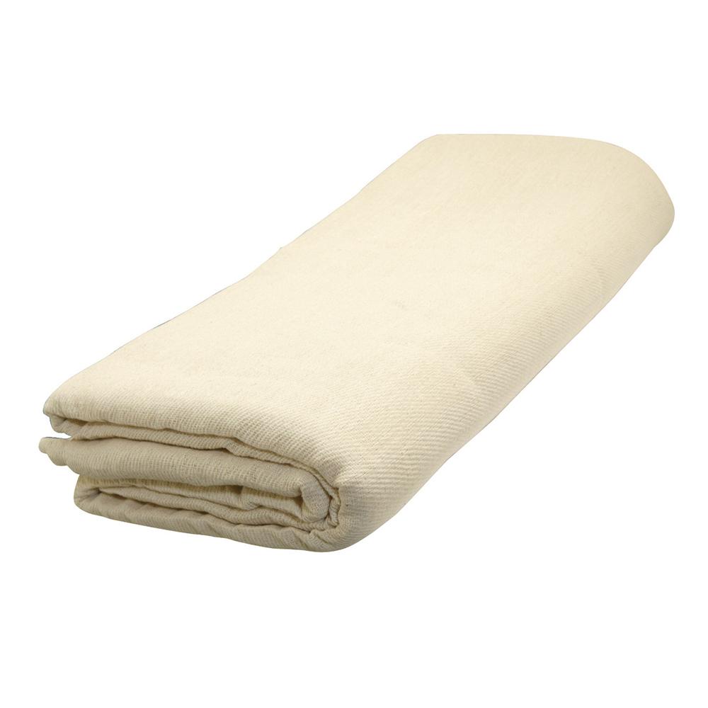 Bâche couverture de protection coton imperméable 3,6 x 2,7 m