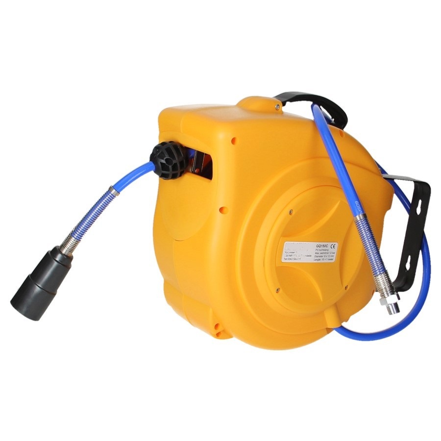 Enrouleur automatique de tuyau à air comprimé 15 m - qualité  professionnelle Negoce AL15 : Outillage professionnel pas cher, bricolage  et visserie discount