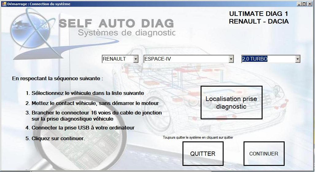 logiciel de diagnostic automobile multimarque pour pc