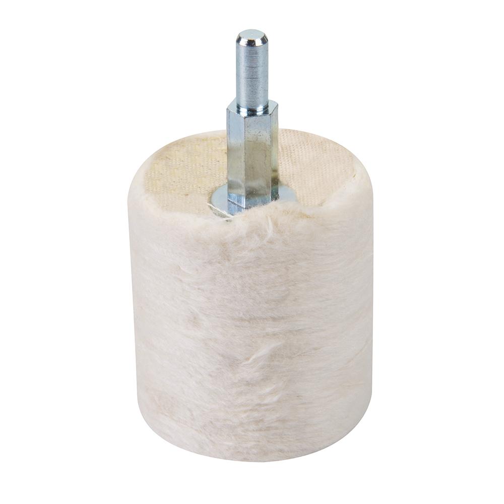 Tampon de polissage cylindrique 50 mm en coton