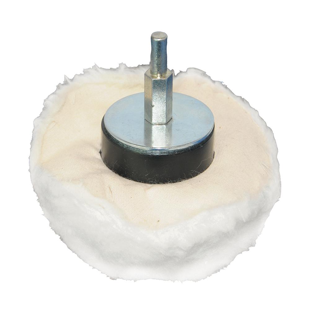 Tampon de polissage dôme 110 mm en coton