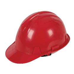 Casque de protection chantier rouge norme NF EN 397