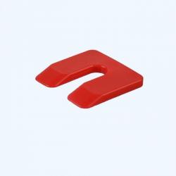 Câles en plastique épaisseur 5 mm x 47 mm (rouge) - sachet de 48