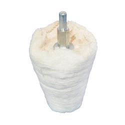 Tampon de polissage conique coton 50 mm