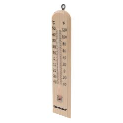 Thermomètre en bois discount