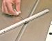 Barre guide d'onglet standard largeur 19 mm pour scie sur table, systèmes de toupie ou scie à ruban
