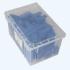 Câles en plastique épaisseur 4 mm x 47 mm (bleu) - boite de 144